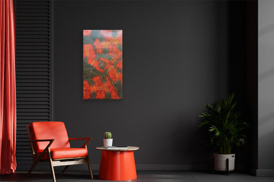 Aboriginal Painting - Bush Plum