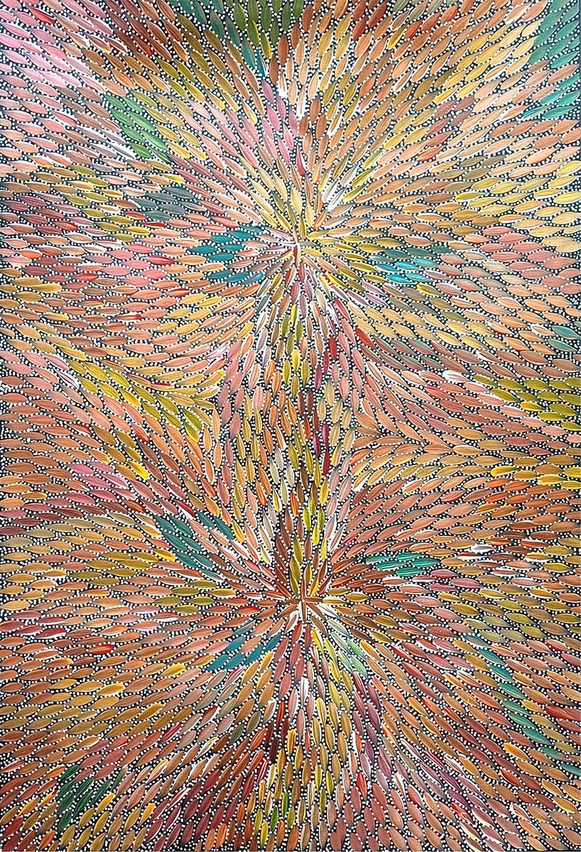 Aboriginal Painting - Medicine Leaves