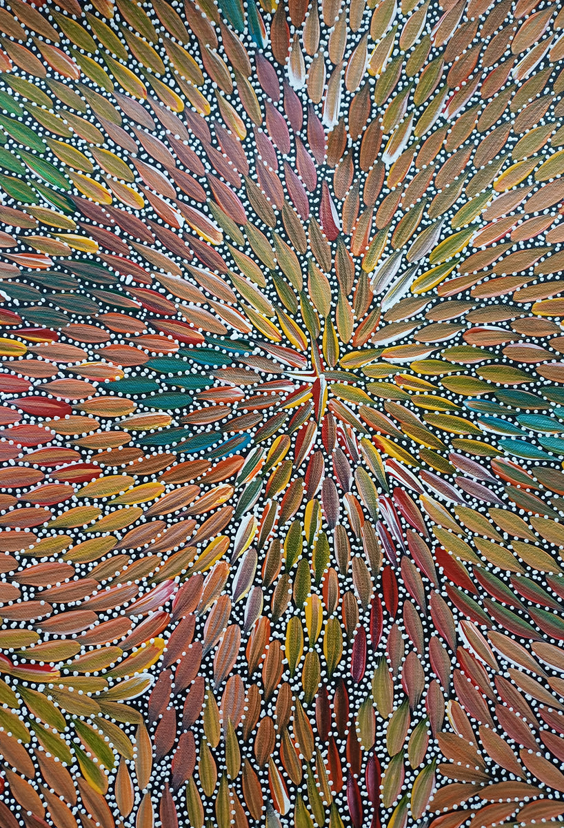 Aboriginal Painting - Medicine Leaves