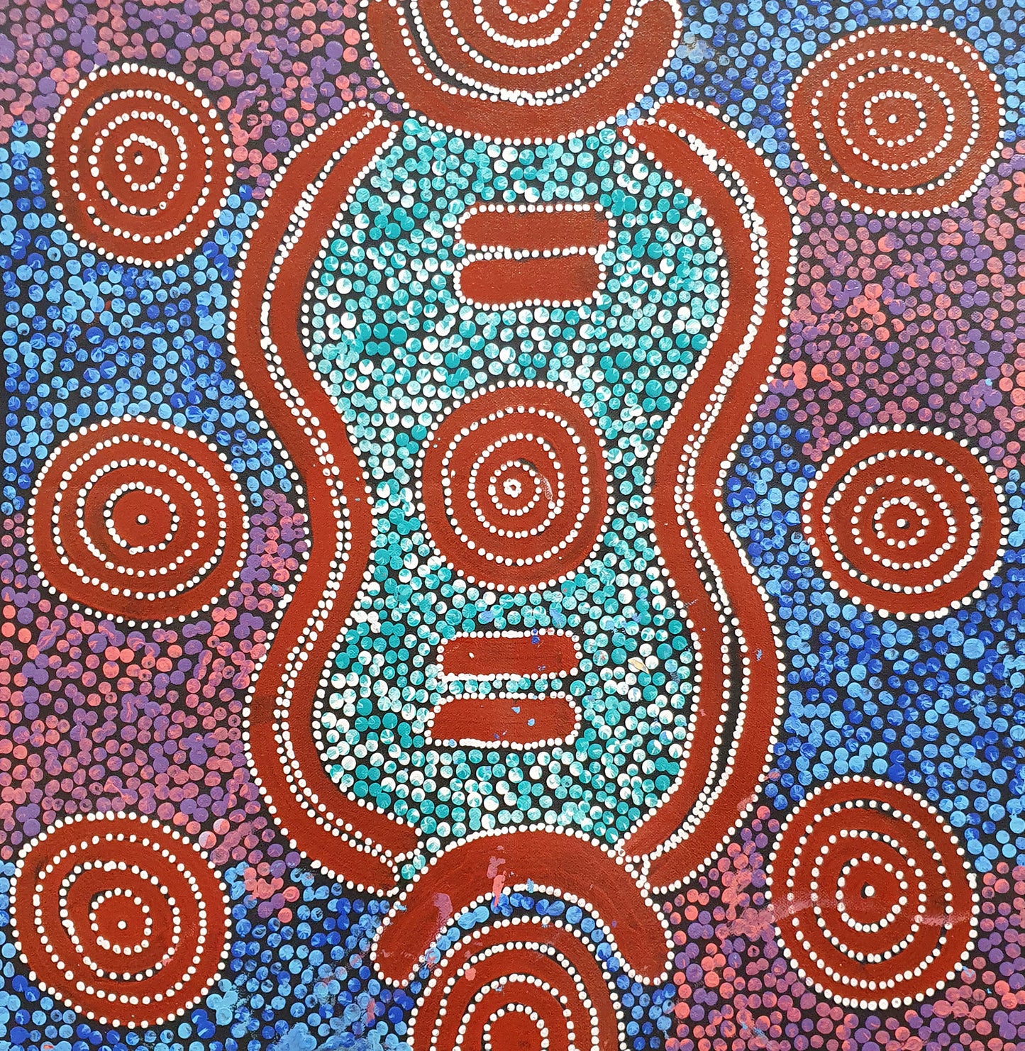 Aboriginal Painting - Rain Dreaming