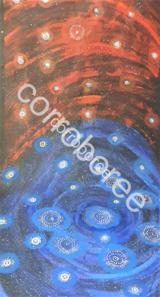 Aboriginal Painting - Star Dreaming (Seven Sisters)