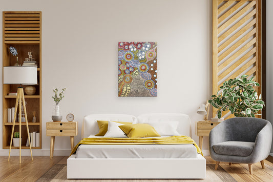Aboriginal Painting - Budgerigar Dreaming