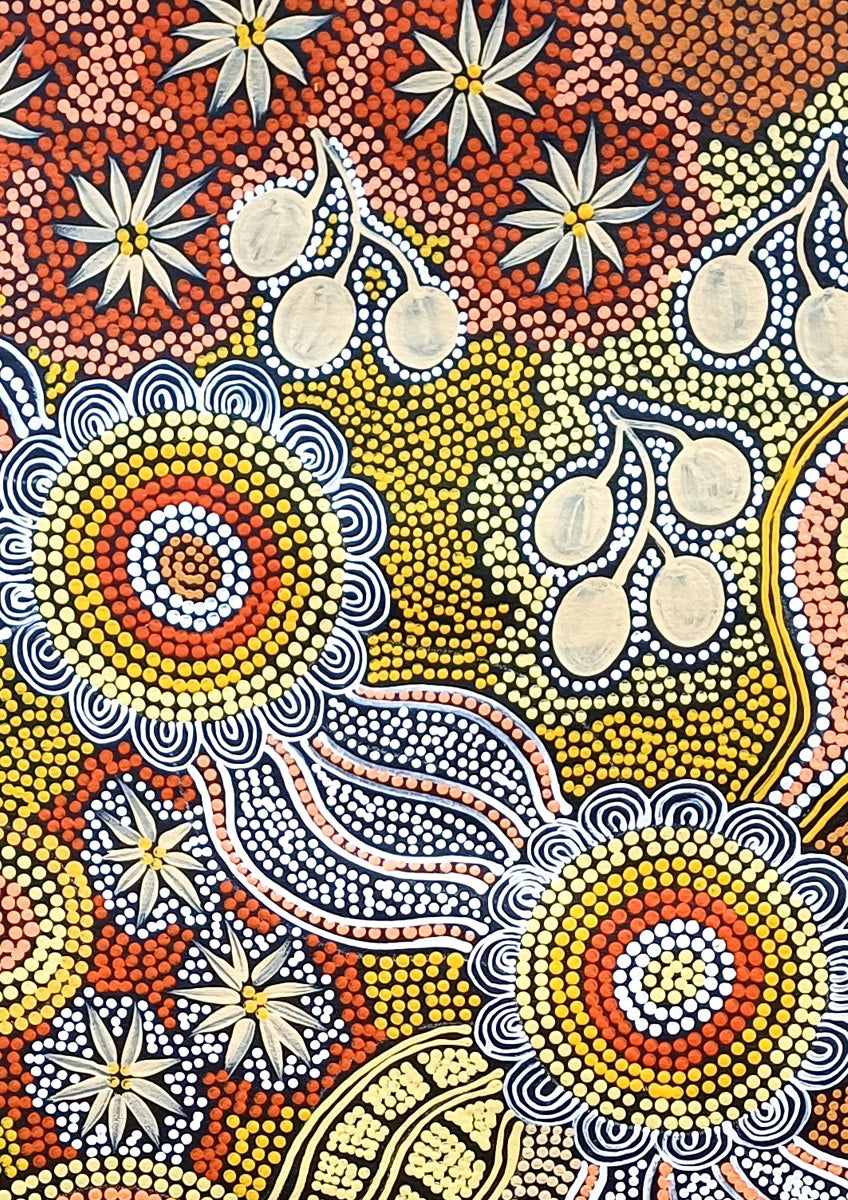 Aboriginal Painting - Budgerigar Dreaming