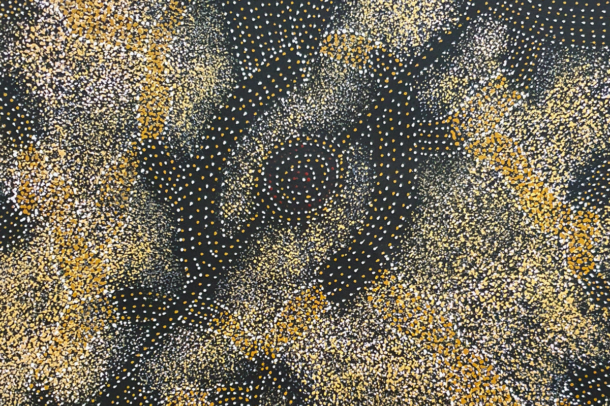 Aboriginal Painting - Bush Plum Dreaming