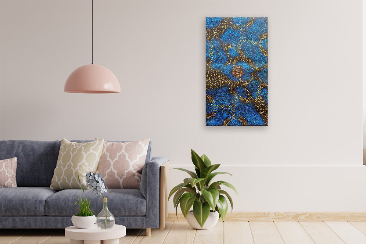 Aboriginal Painting - Bush Plum
