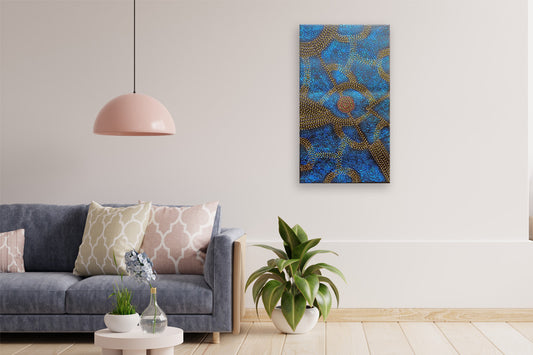 Aboriginal Painting - Bush Plum