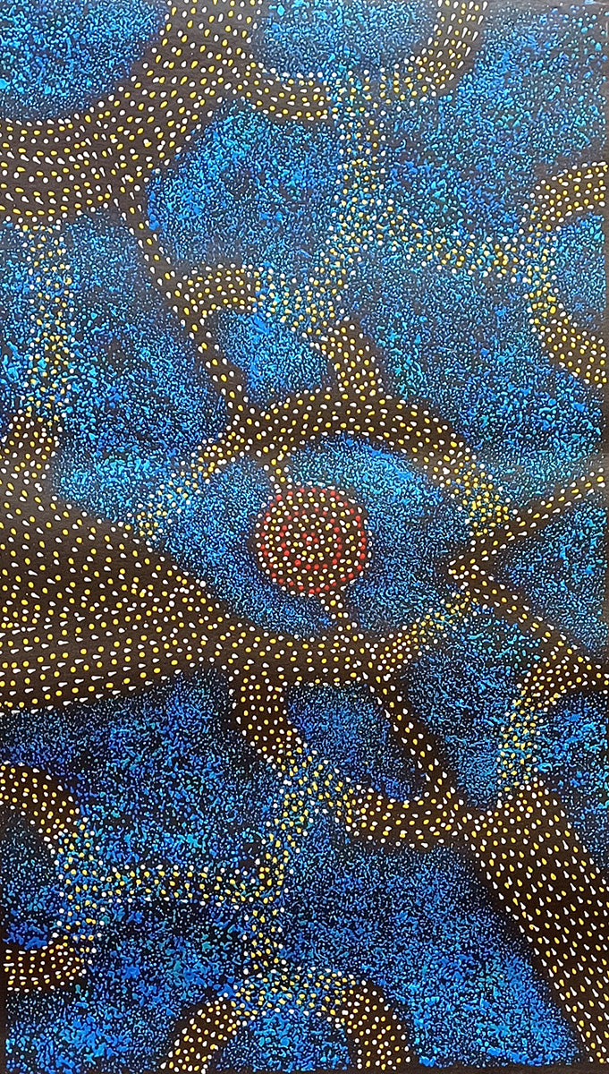 Aboriginal Painting - Bush Plum
