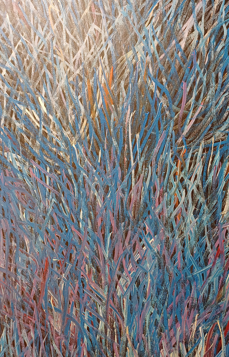 Aboriginal Painting - Grass Seeds