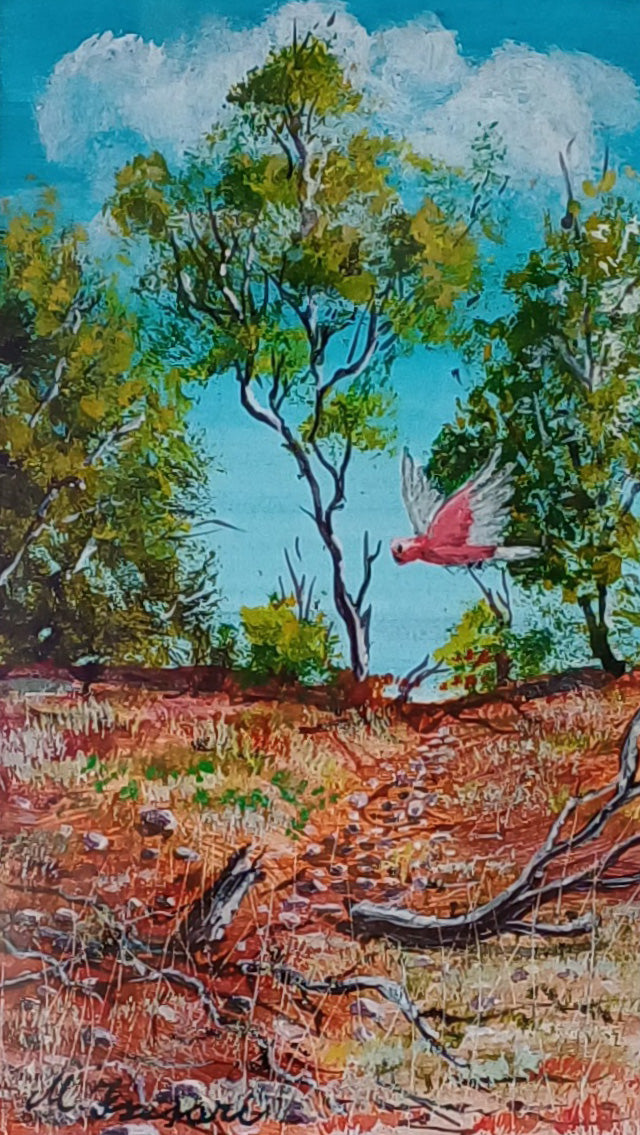 Aboriginal Painting - Outback Scene