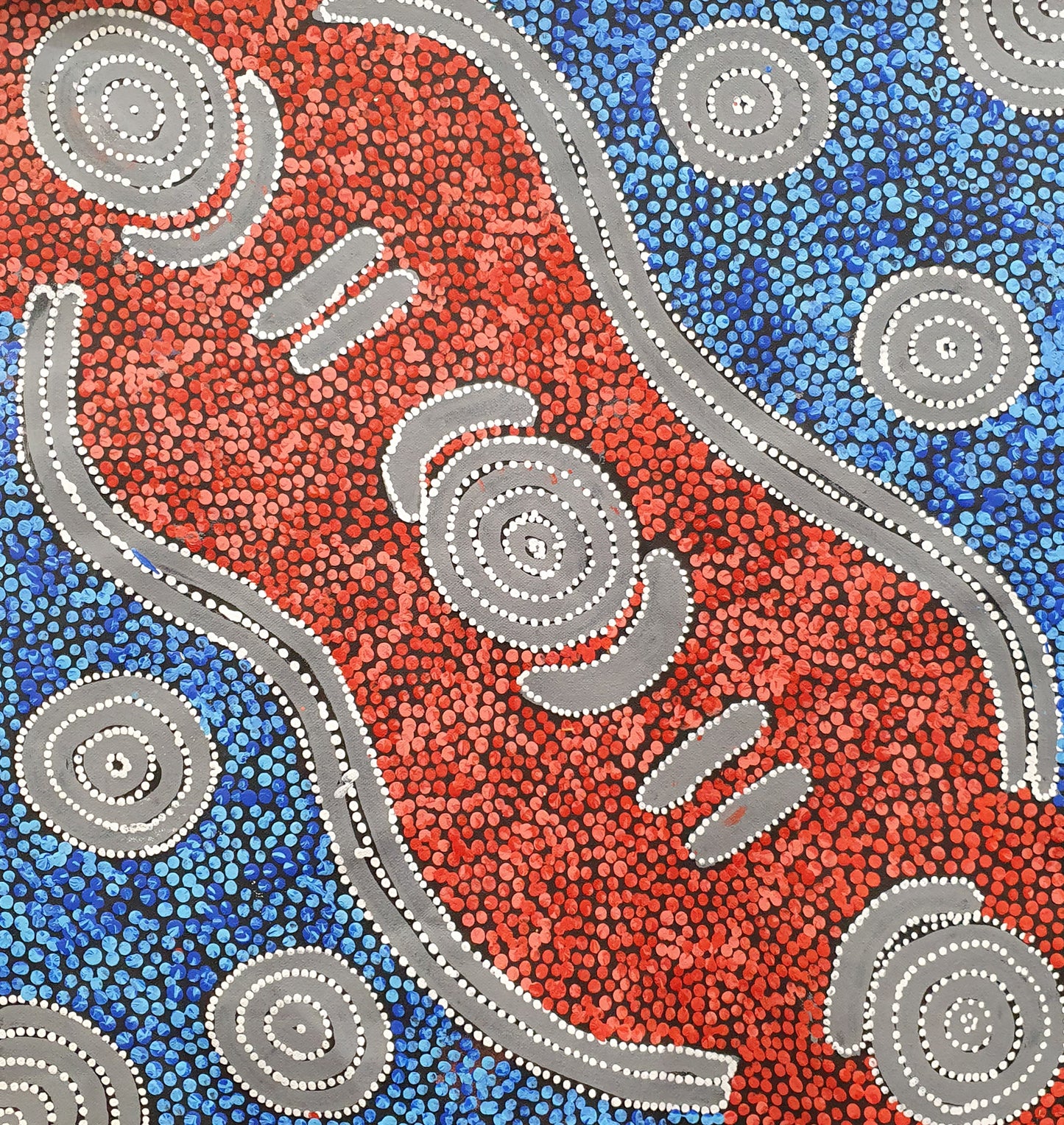 Aboriginal Painting - Rain Dreaming