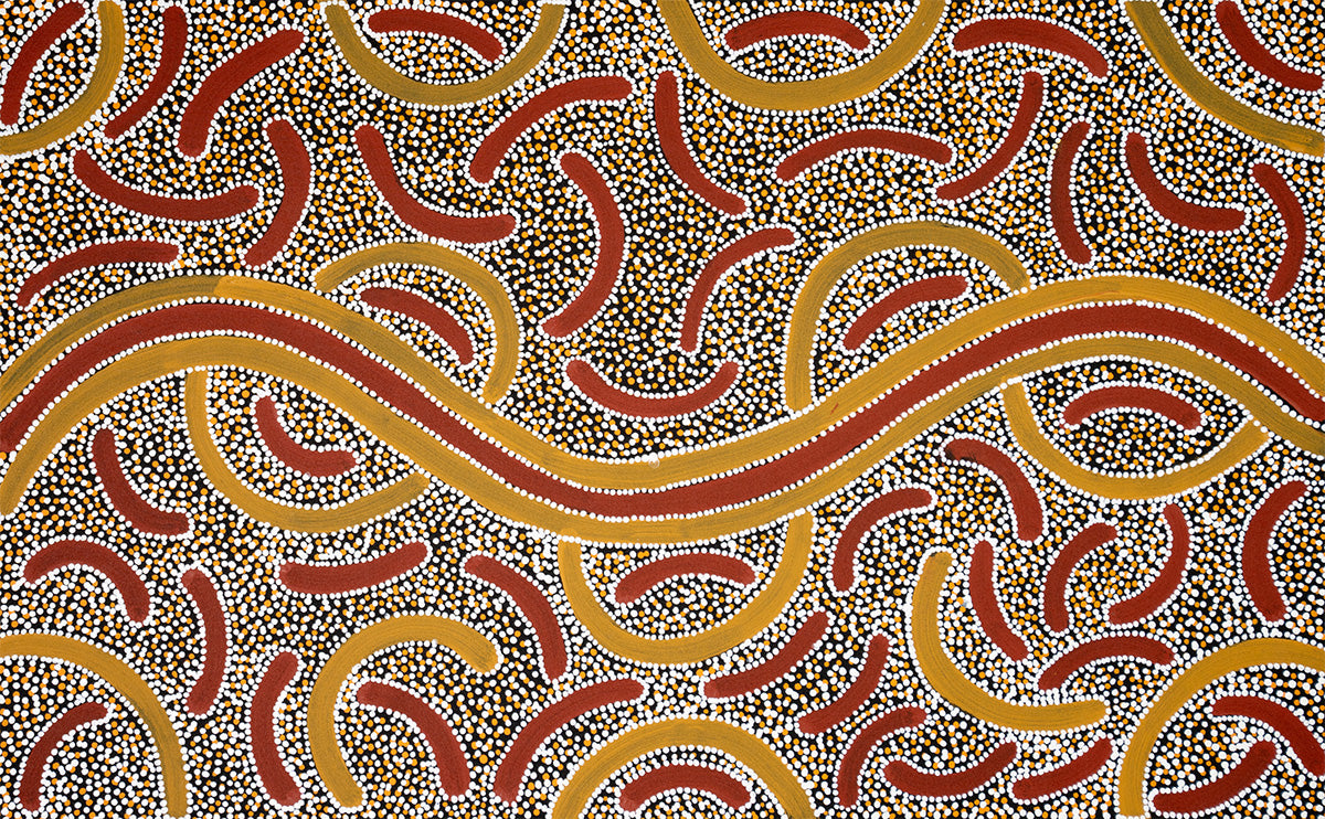 Aboriginal Painting - Ahakeye Bush Plum Dreaming