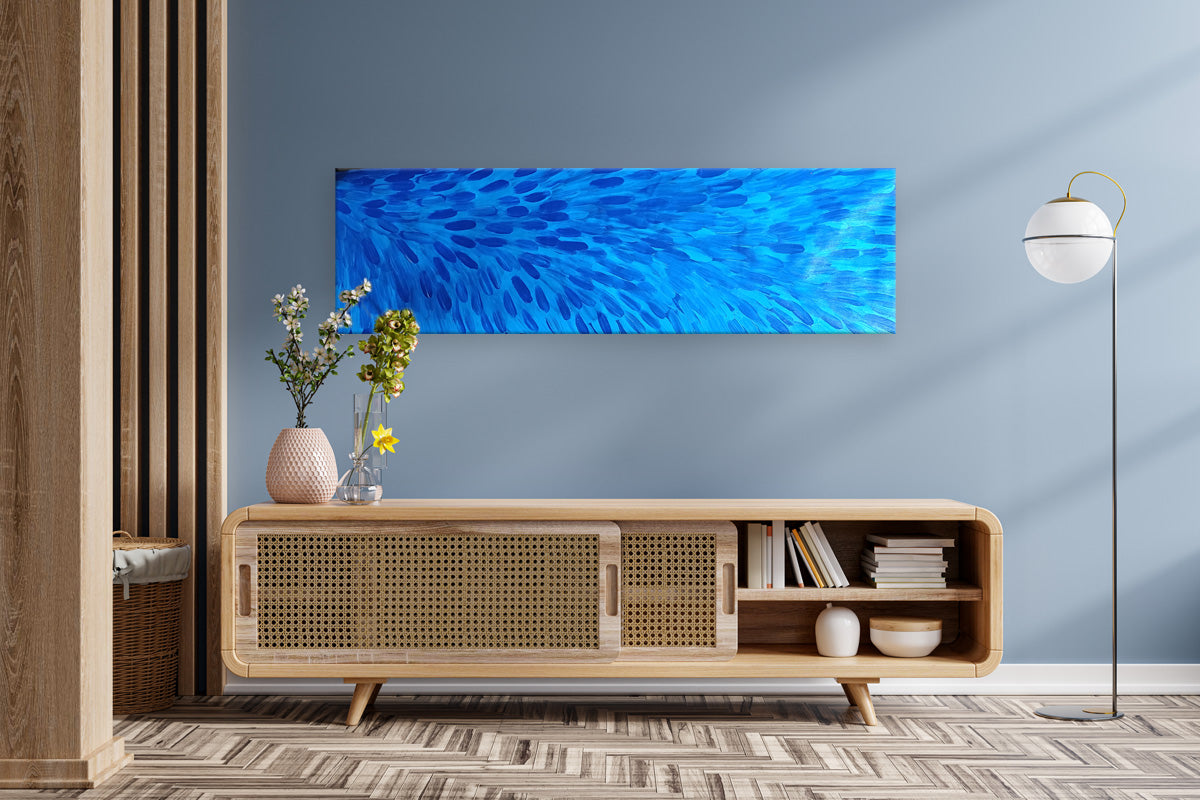 Aboriginal Painting - Big Medicine Leaves Dreaming