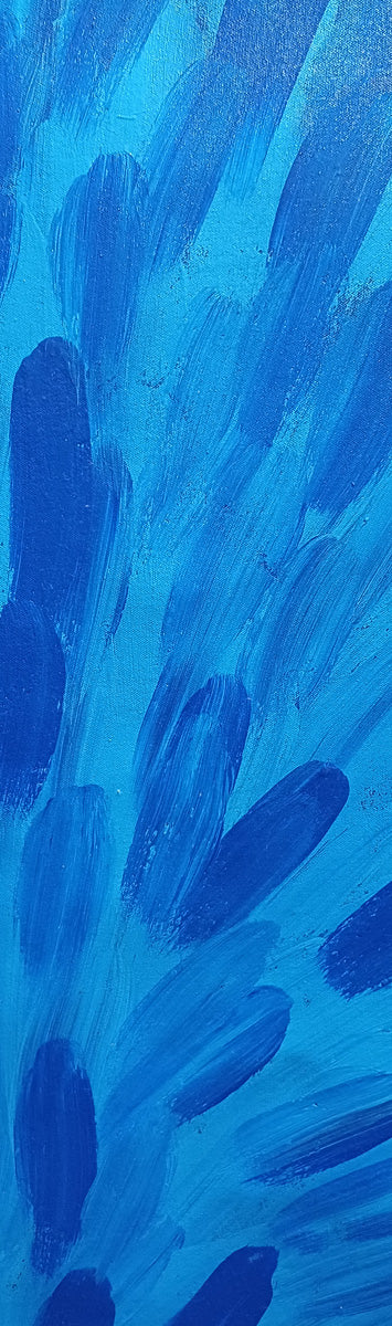 Aboriginal Painting - Big Medicine Leaves Dreaming