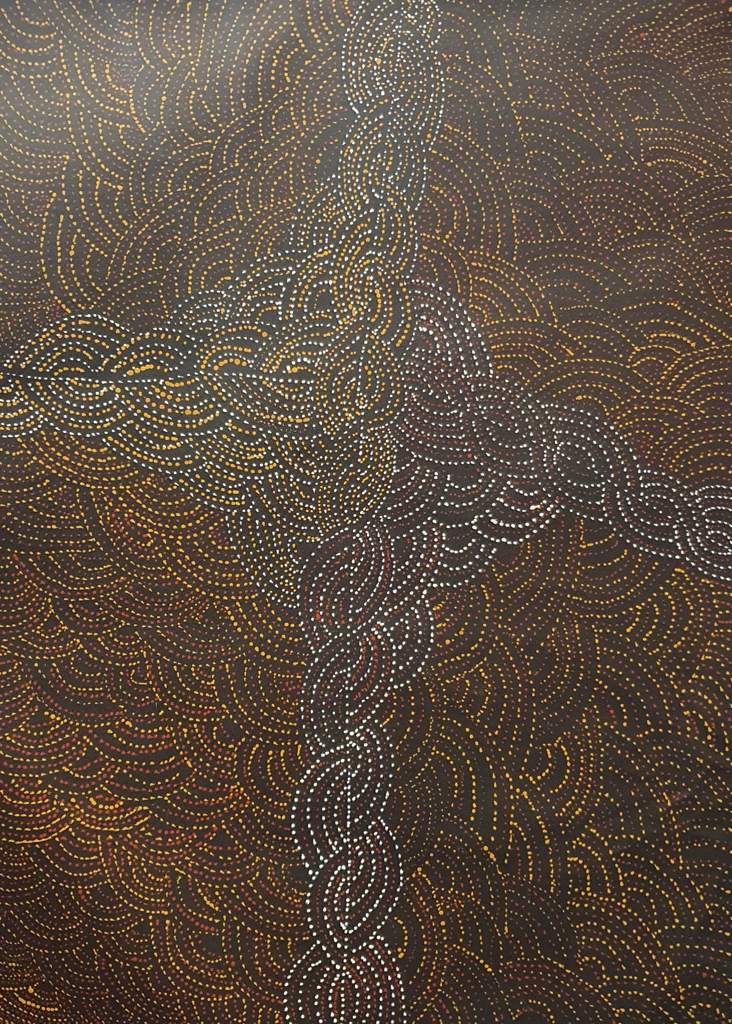 Aboriginal Painting - Bush Plum Dreaming