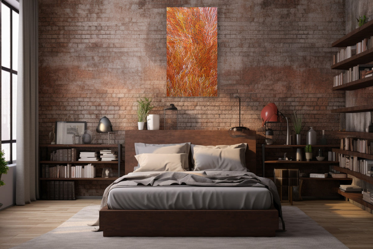 Aboriginal Painting - Grass Seeds