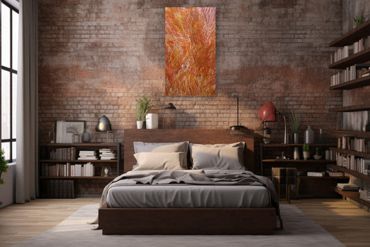 Aboriginal Painting - Grass Seeds