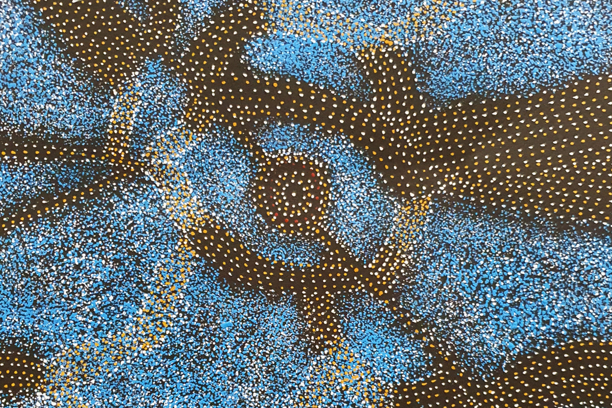 Aboriginal Painting - Bush Plum Dreaming