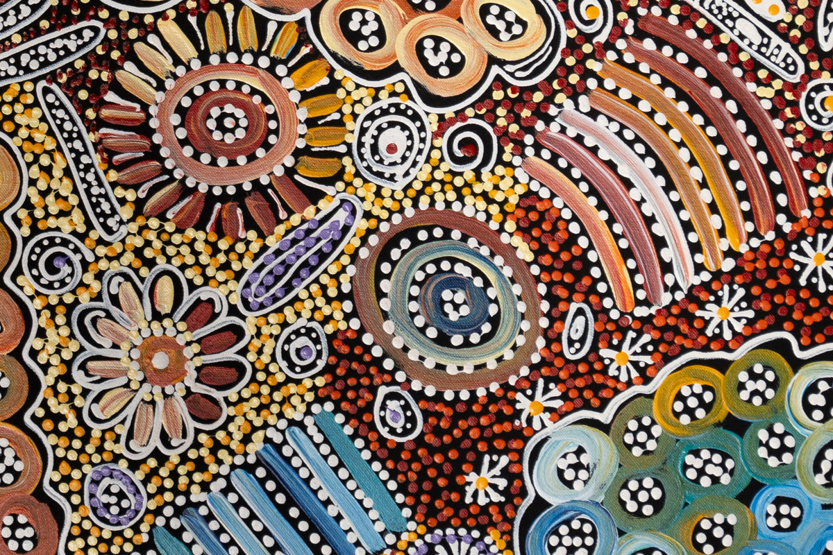 Aboriginal Painting - Bush Yam My Country