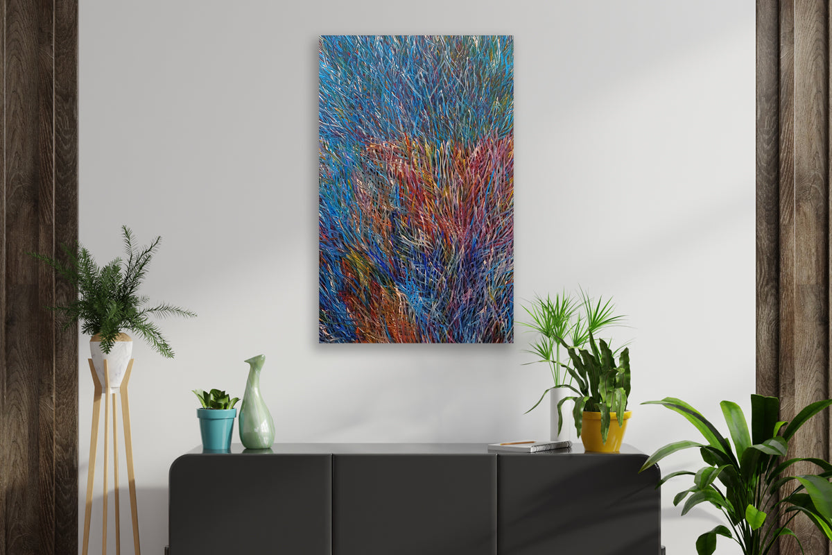 Aboriginal Painting - Grass Seeds