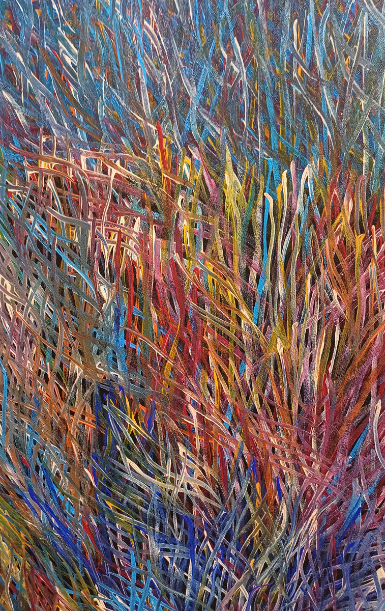 Aboriginal Painting - Grass Seeds