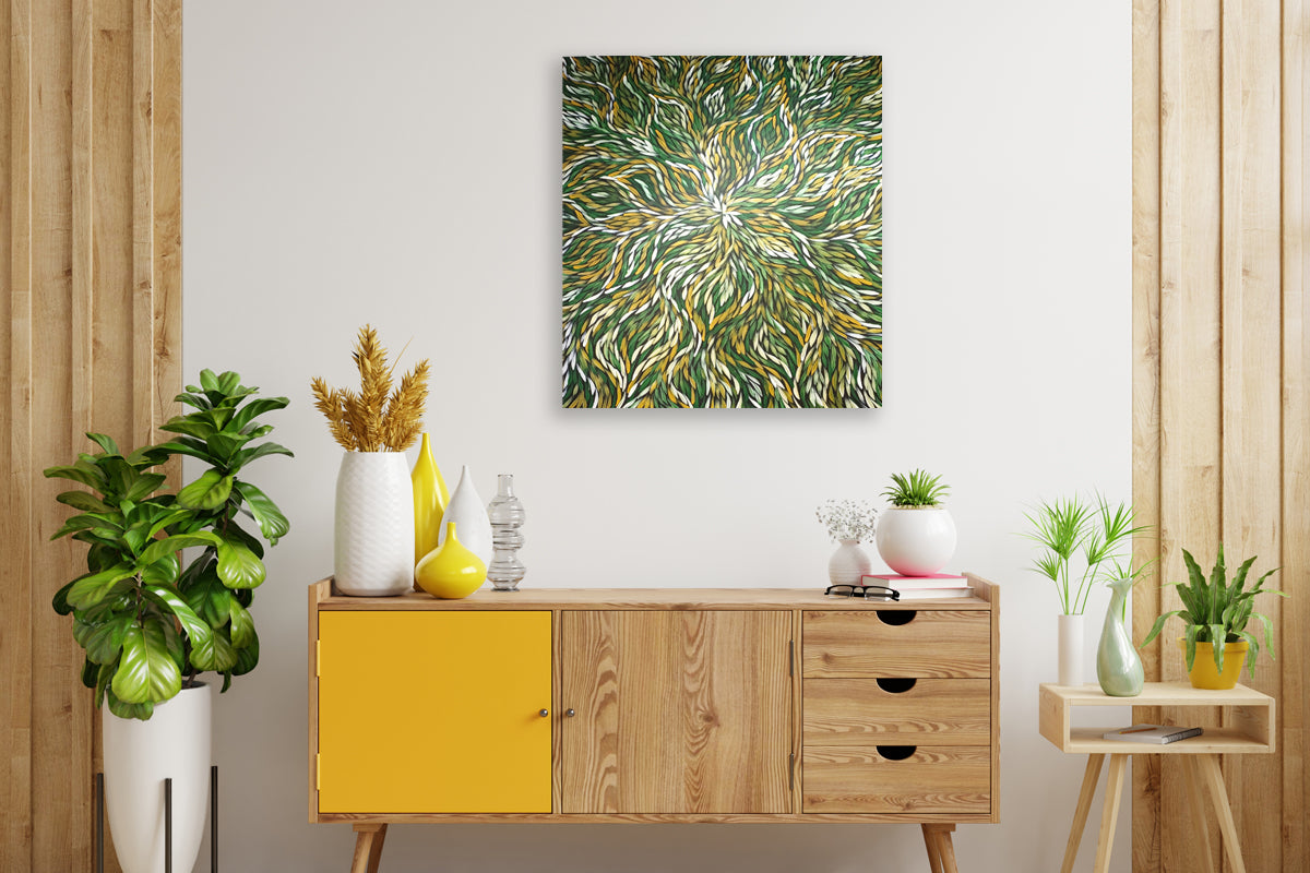 Aboriginal Painting - Bush Medicine Leaves