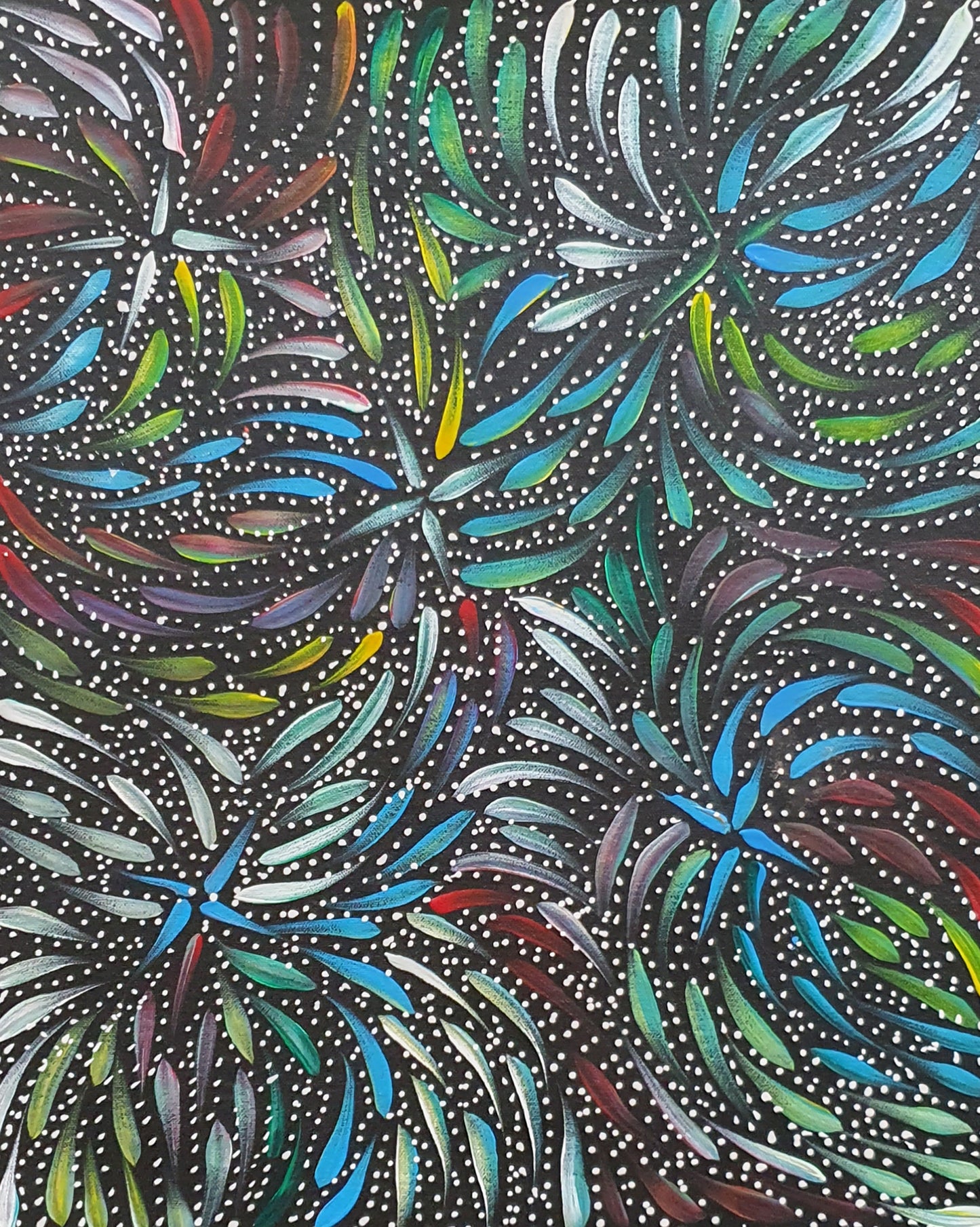 Aboriginal Painting - Bush Medicine Leaves