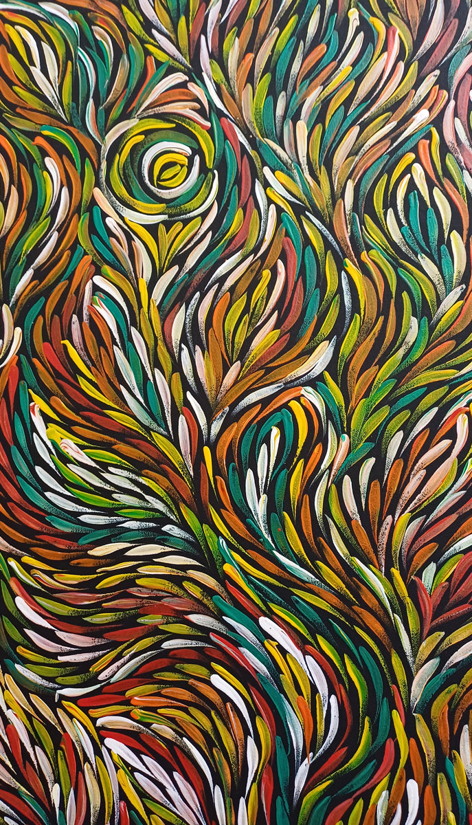 Aboriginal Painting - Bush Medicine Leaves