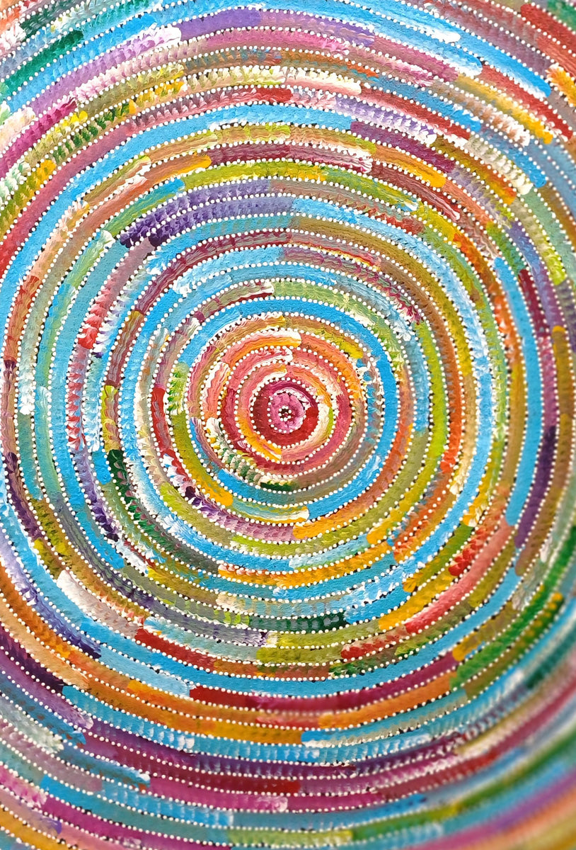 Aboriginal Painting - Medicine Leaves