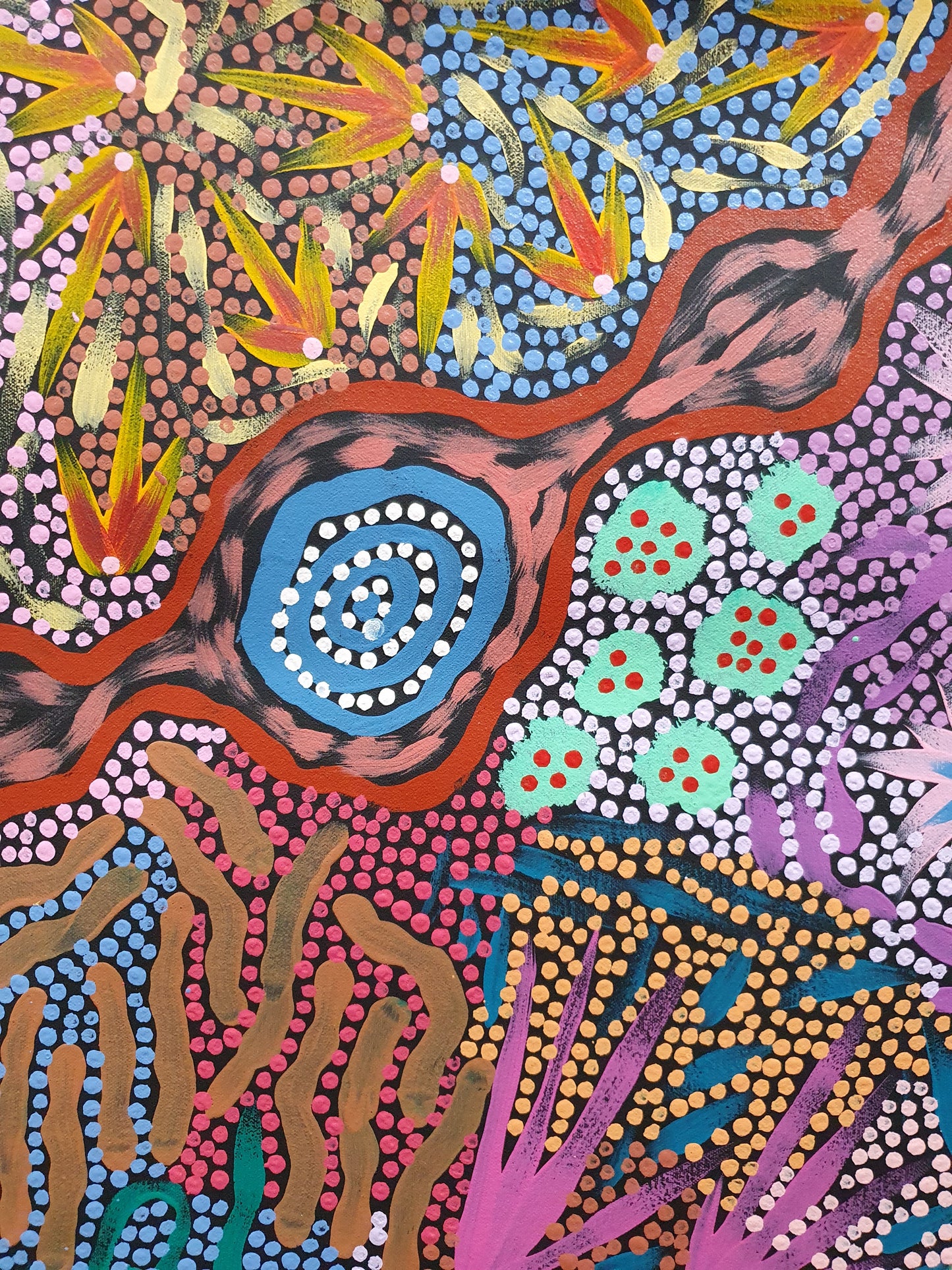 Aboriginal Painting - My Grandmother's Country