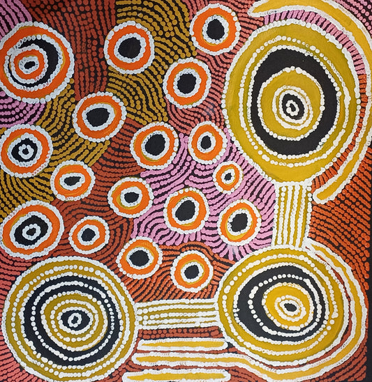 Aboriginal Painting - Rock Water Holes