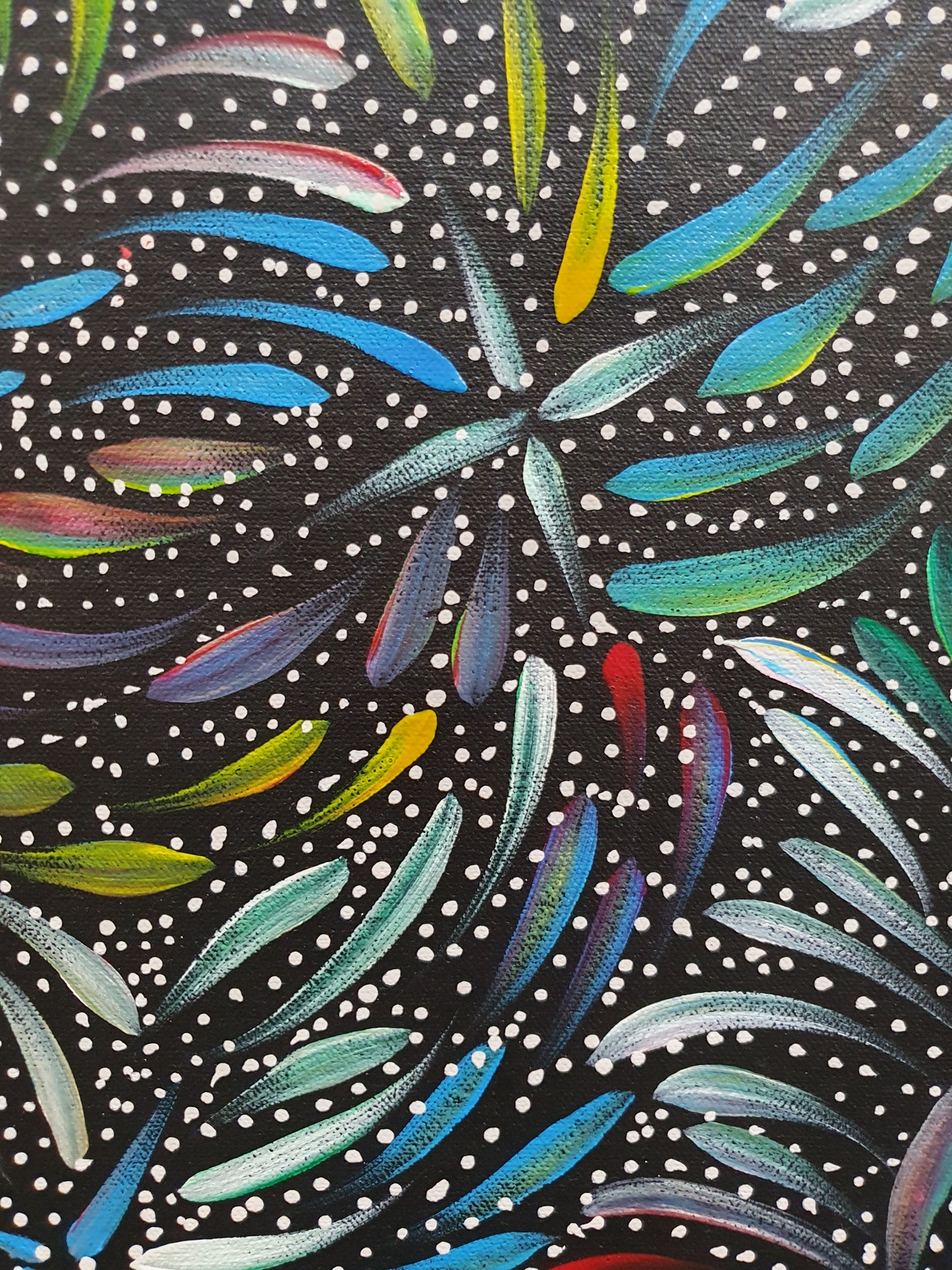 Aboriginal Painting - Bush Medicine Leaves