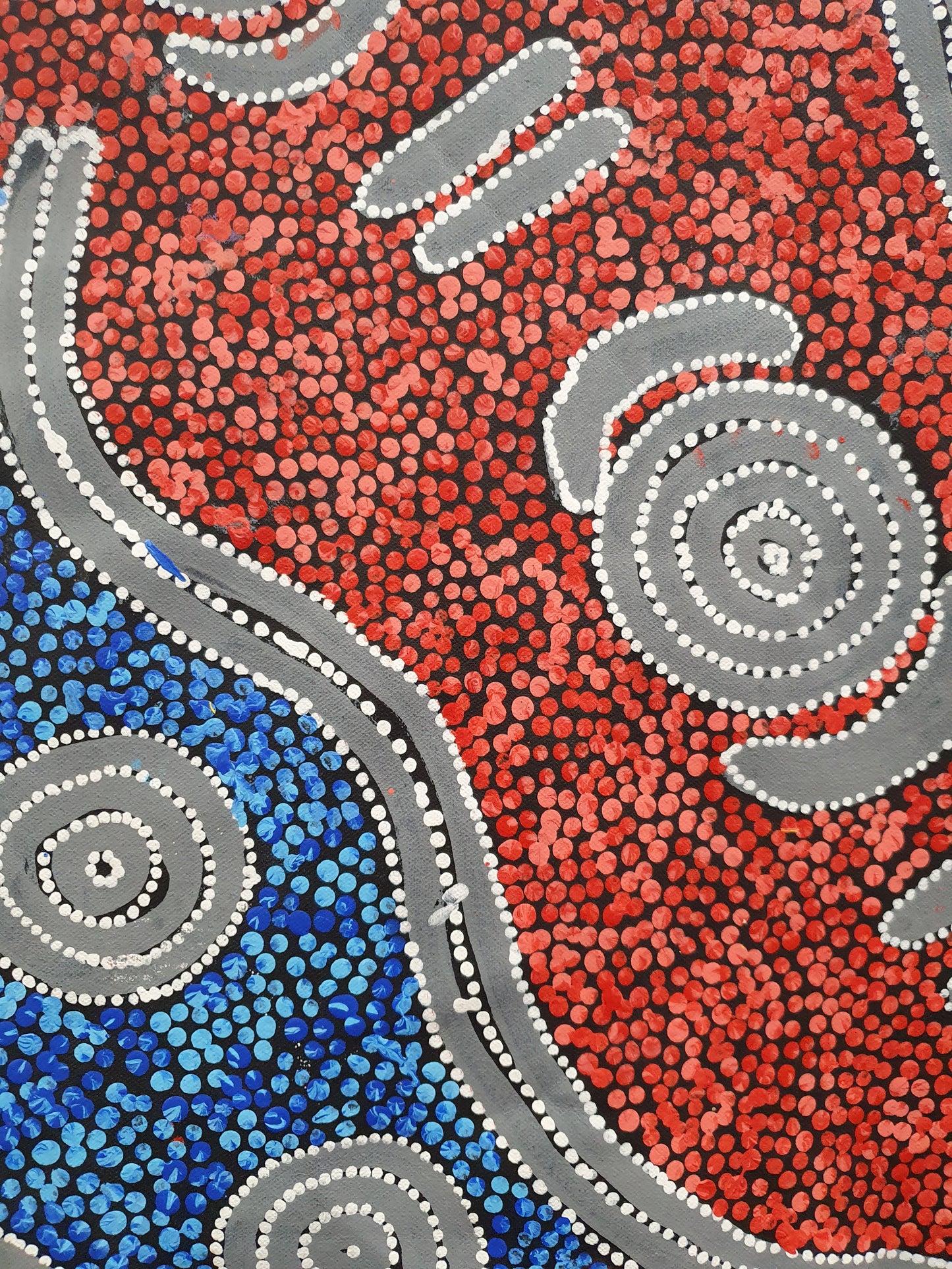 Aboriginal Painting - Rain Dreaming