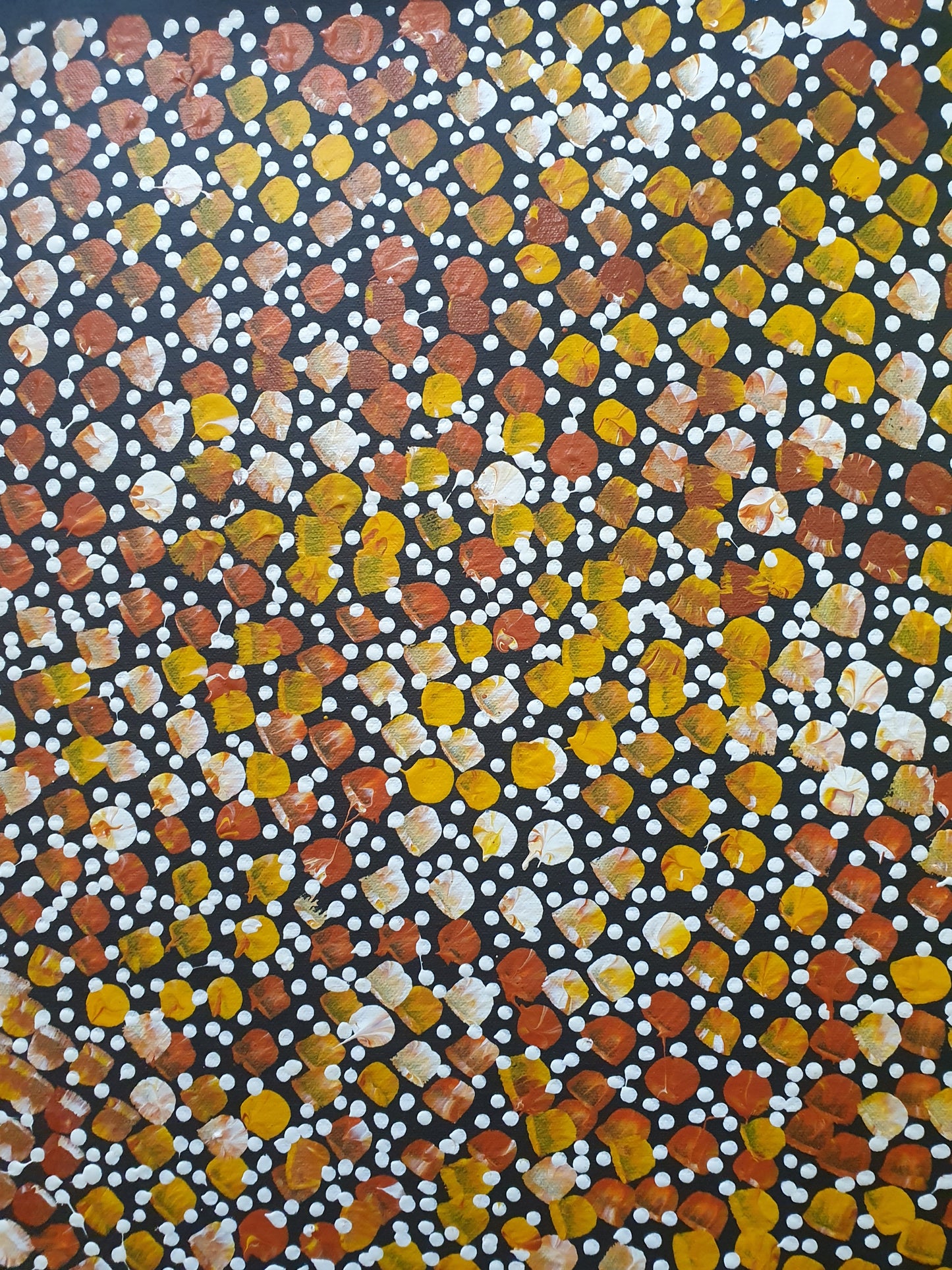 Aboriginal Painting - Bush Plum Dreaming