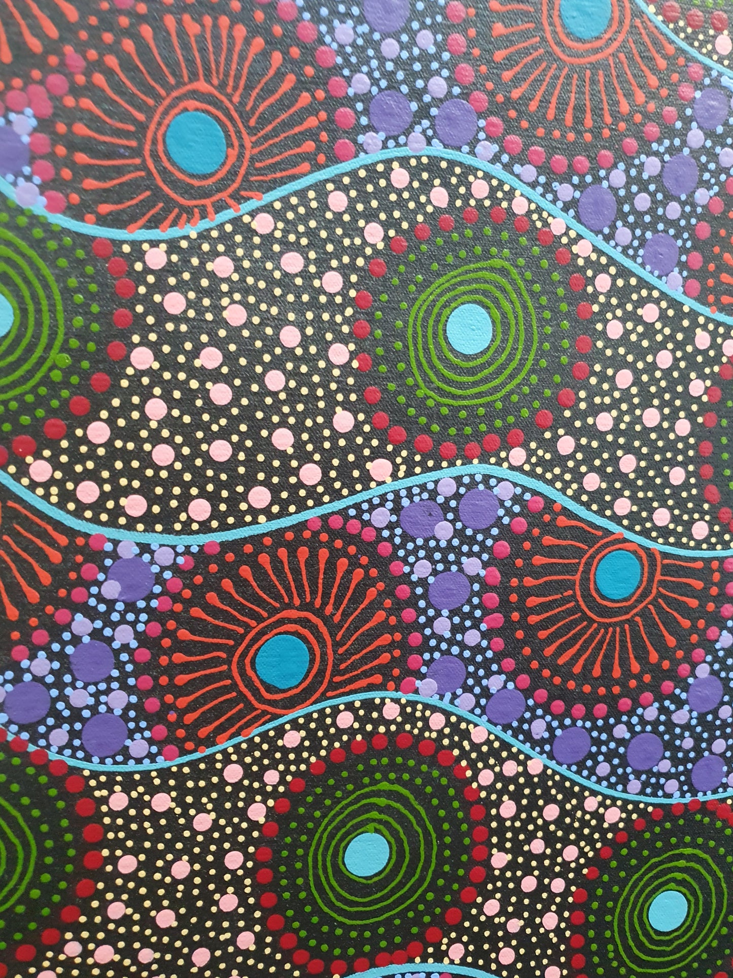 Aboriginal Painting - Alpar Seeds