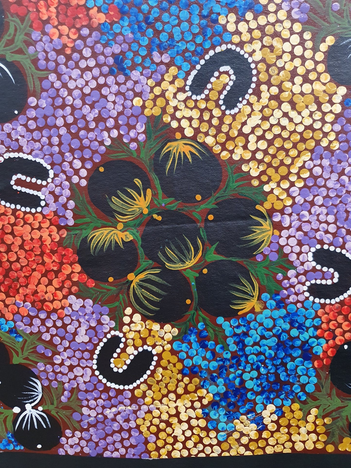 Aboriginal Painting - Women Collecting Bush Tucker