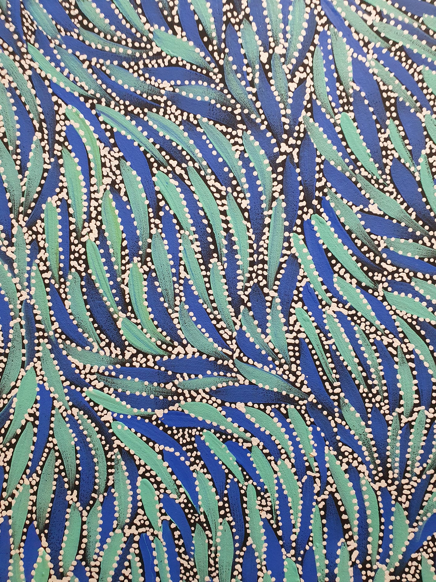 Aboriginal Painting - Bush Medicine Leaves