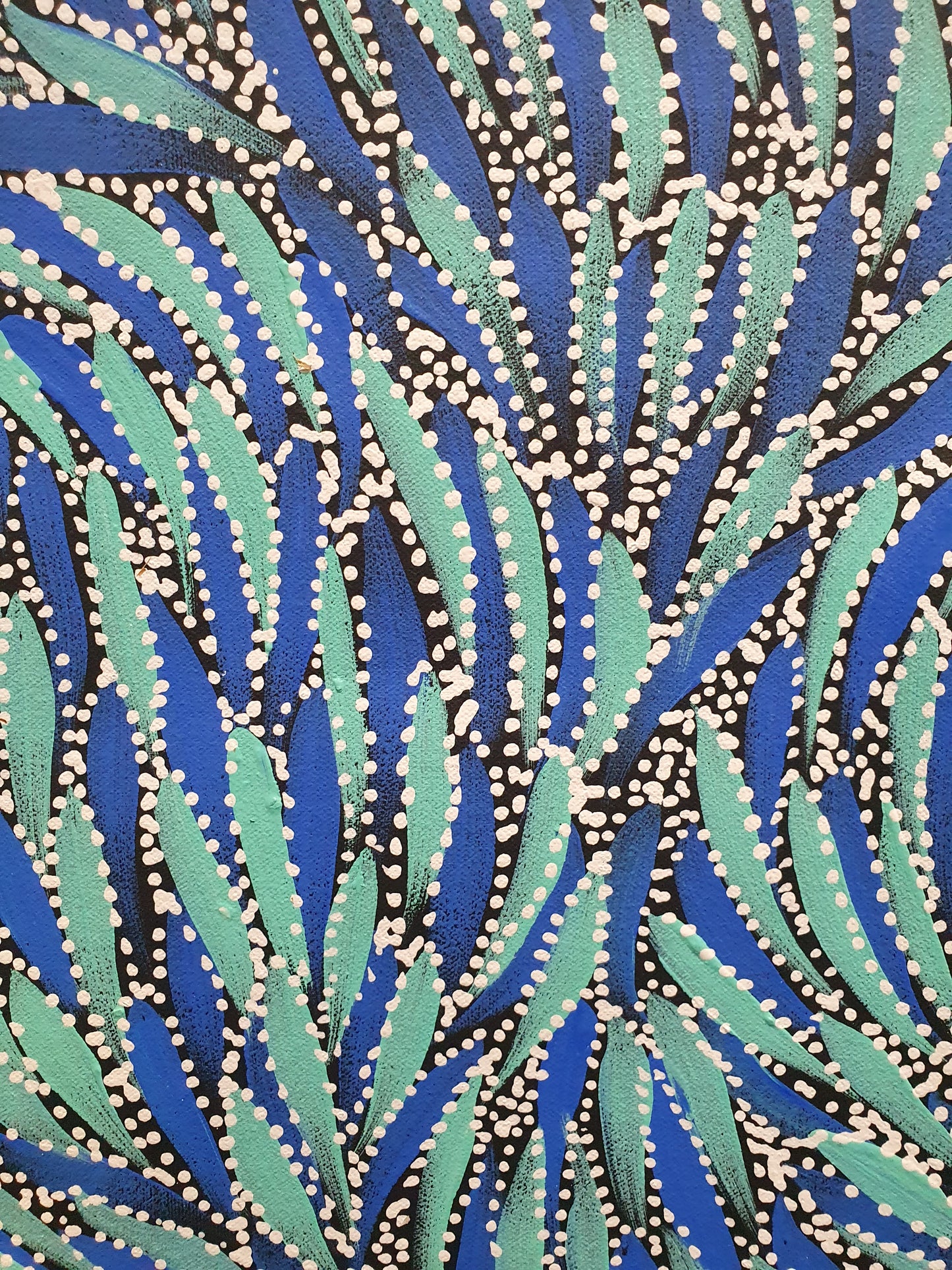 Aboriginal Painting - Bush Medicine Leaves