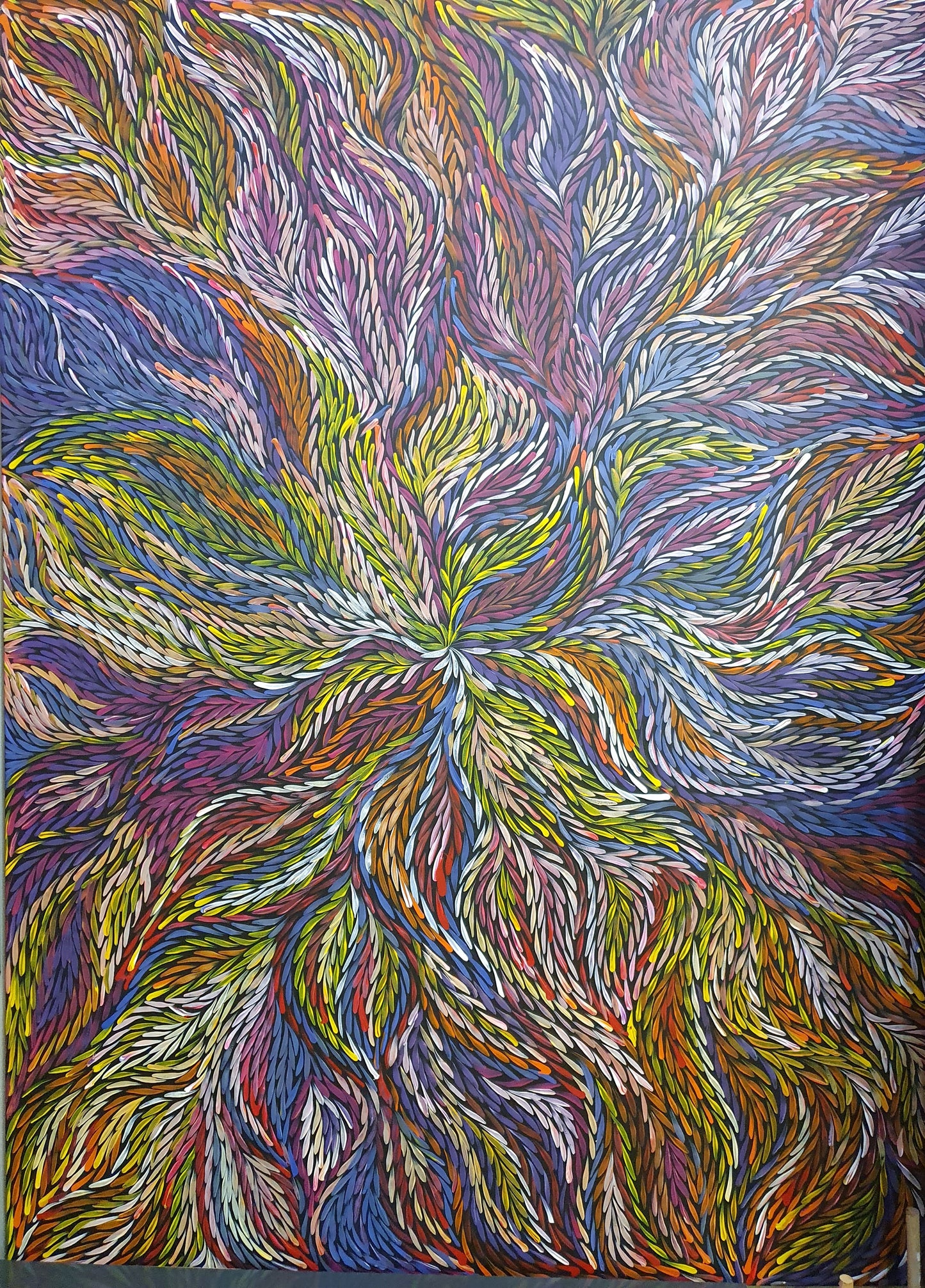 Aboriginal Painting - Bush Medicine Leaves