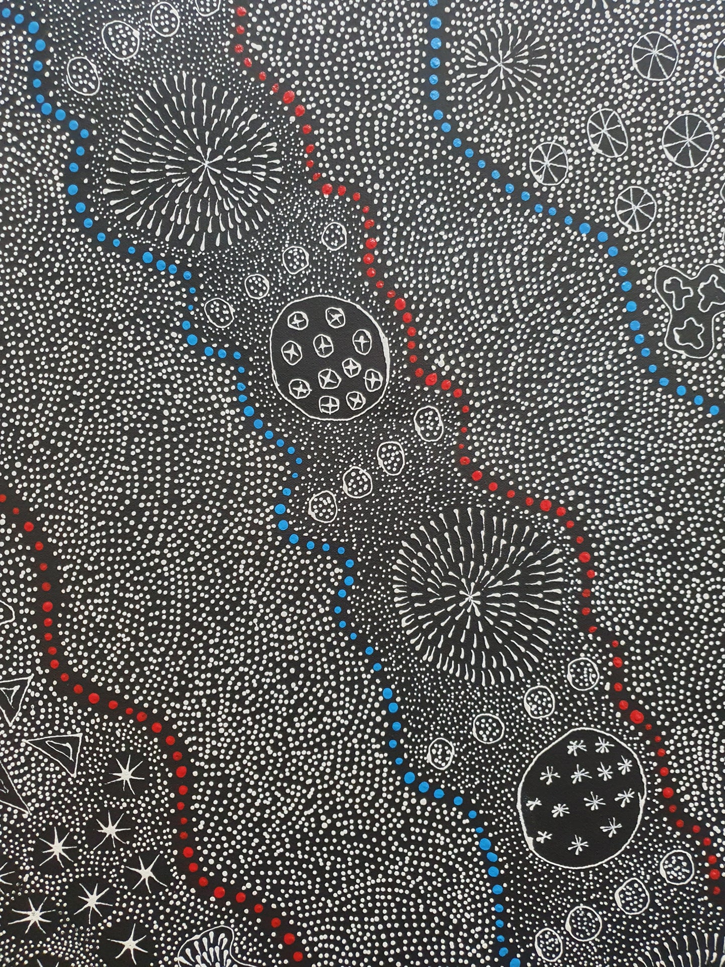 Aboriginal Painting - Bush Seeds