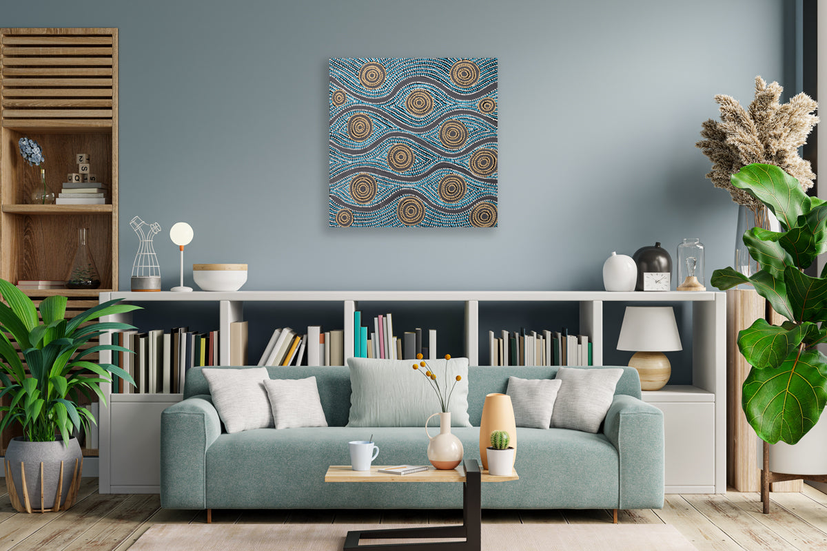 Aboriginal Painting - Water Holes