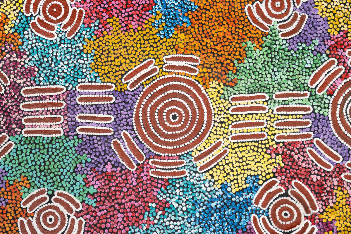 Aboriginal Painting - Woman's Camping